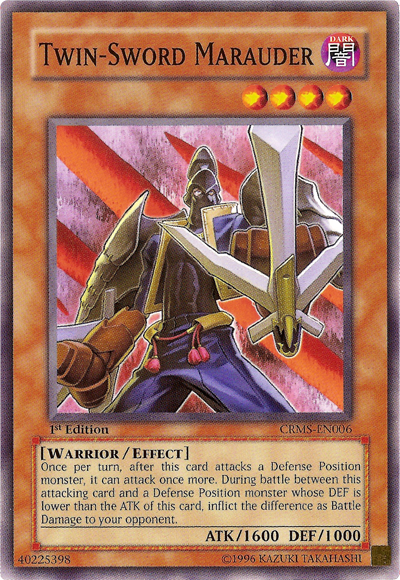 Twin-Sword Marauder [CRMS-EN006] Common | Card Merchant Takapuna