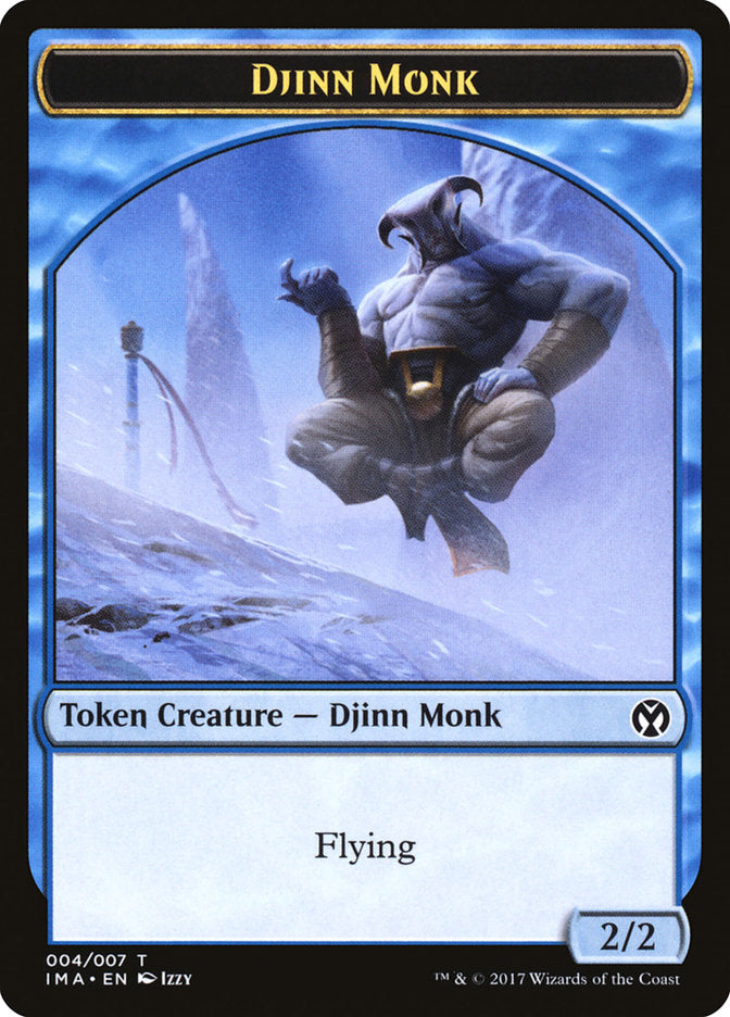 Djinn Monk Token [Iconic Masters Tokens] | Card Merchant Takapuna