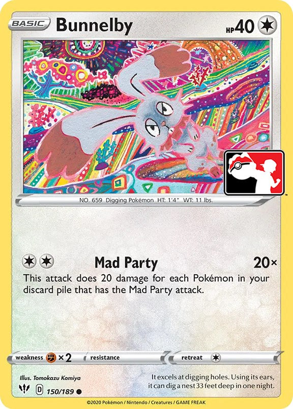 Bunnelby (150/189) [Prize Pack Series One] | Card Merchant Takapuna