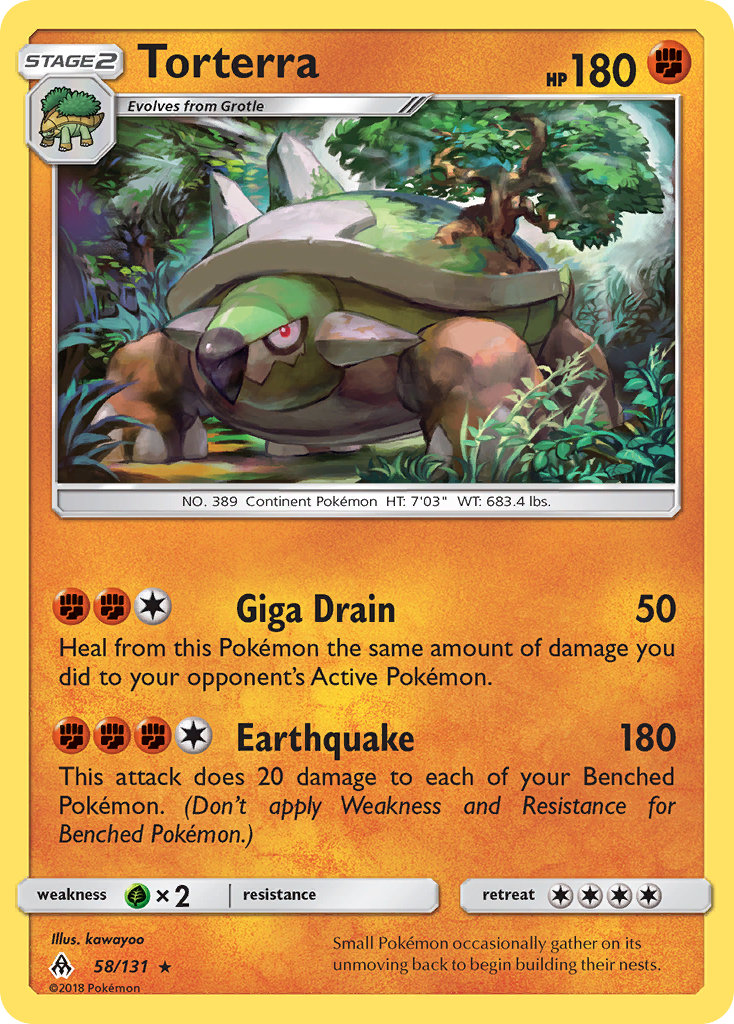 Torterra (58/131) [Sun & Moon: Forbidden Light] | Card Merchant Takapuna