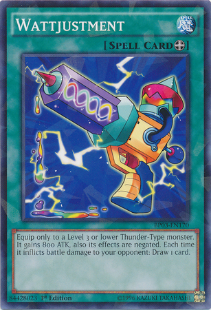 Wattjustment [BP03-EN170] Shatterfoil Rare | Card Merchant Takapuna