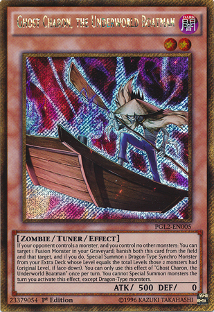 Ghost Charon, the Underworld Boatman [PGL2-EN005] Gold Secret Rare | Card Merchant Takapuna