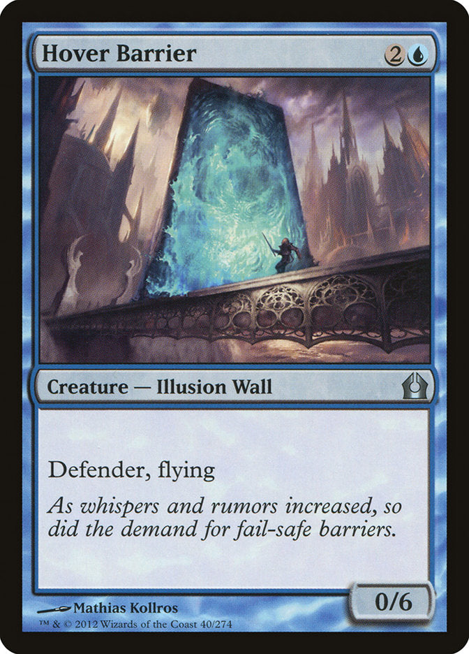 Hover Barrier [Return to Ravnica] | Card Merchant Takapuna