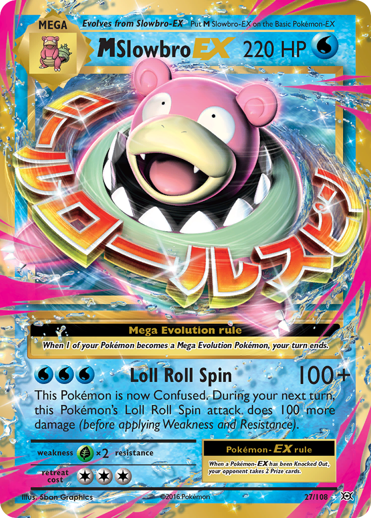 M Slowbro EX (27/108) [XY: Evolutions] | Card Merchant Takapuna