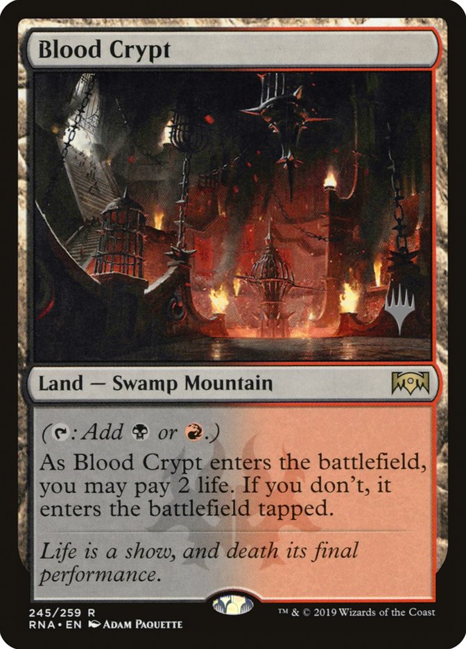 Blood Crypt (Promo Pack) [Ravnica Allegiance Promos] | Card Merchant Takapuna