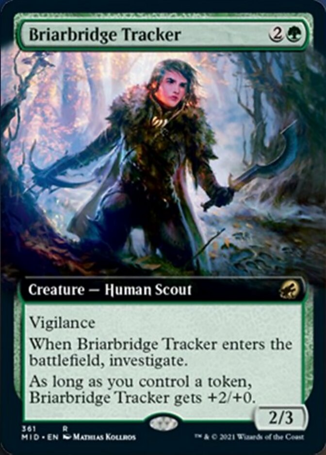 Briarbridge Tracker (Extended Art) [Innistrad: Midnight Hunt] | Card Merchant Takapuna