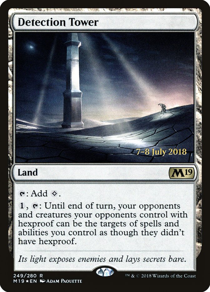 Detection Tower [Core Set 2019 Prerelease Promos] | Card Merchant Takapuna