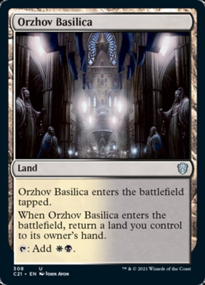 Orzhov Basilica [Commander 2021] | Card Merchant Takapuna