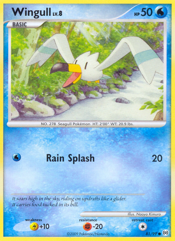 Wingull (81/99) [Platinum: Arceus] | Card Merchant Takapuna