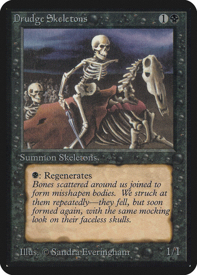 Drudge Skeletons [Alpha Edition] | Card Merchant Takapuna