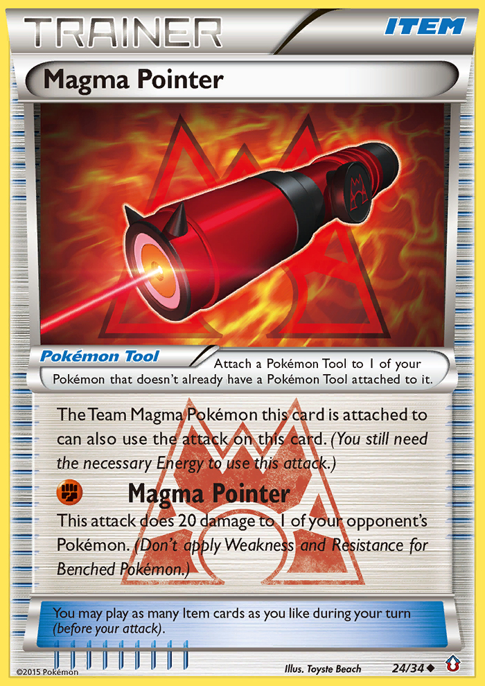 Magma Pointer (24/34) [XY: Double Crisis] | Card Merchant Takapuna