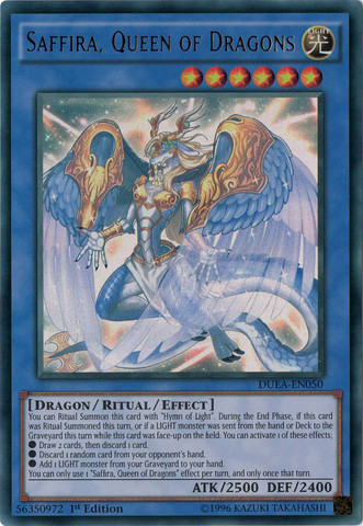 Saffira, Queen of Dragons [DUEA-EN050] Ultra Rare | Card Merchant Takapuna