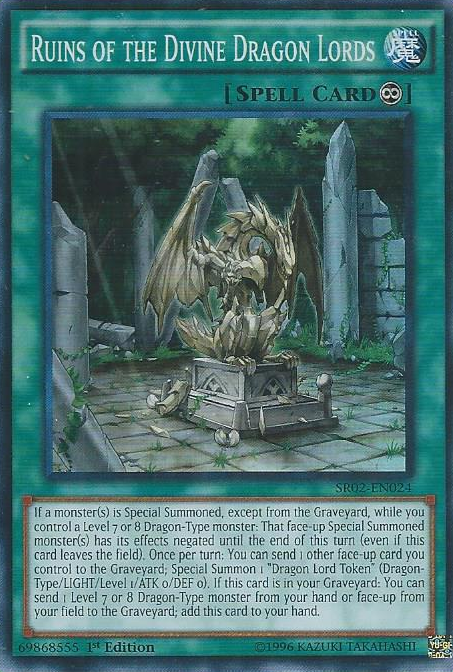 Ruins of the Divine Dragon Lords [SR02-EN024] Super Rare | Card Merchant Takapuna