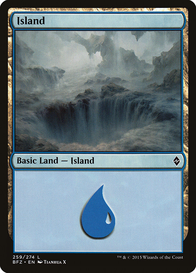 Island (259) [Battle for Zendikar] | Card Merchant Takapuna