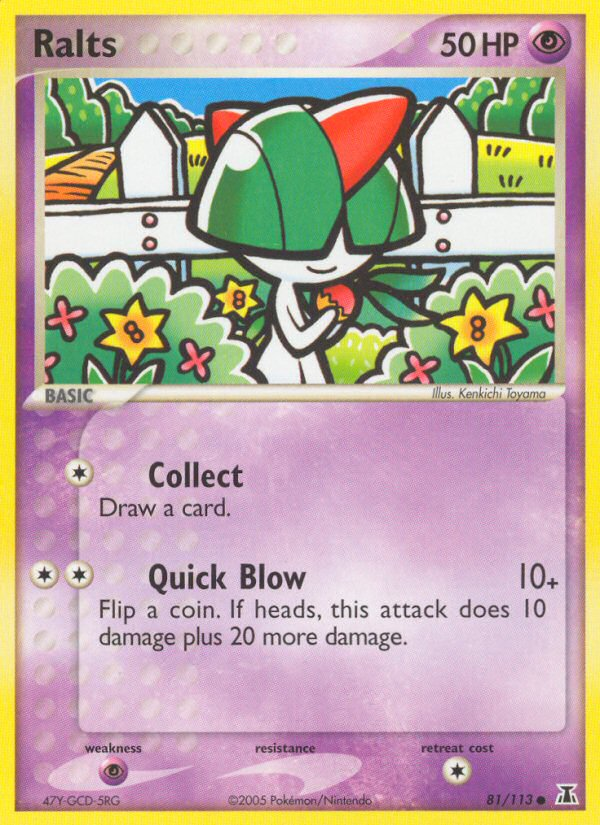 Ralts (81/113) [EX: Delta Species] | Card Merchant Takapuna