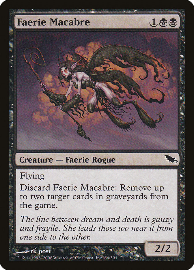 Faerie Macabre [Shadowmoor] | Card Merchant Takapuna