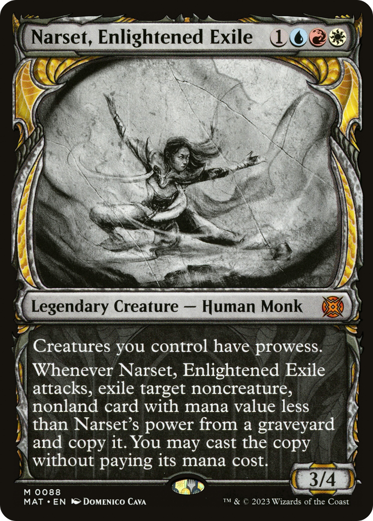 Narset, Enlightened Exile (Showcase) [March of the Machine: The Aftermath] | Card Merchant Takapuna