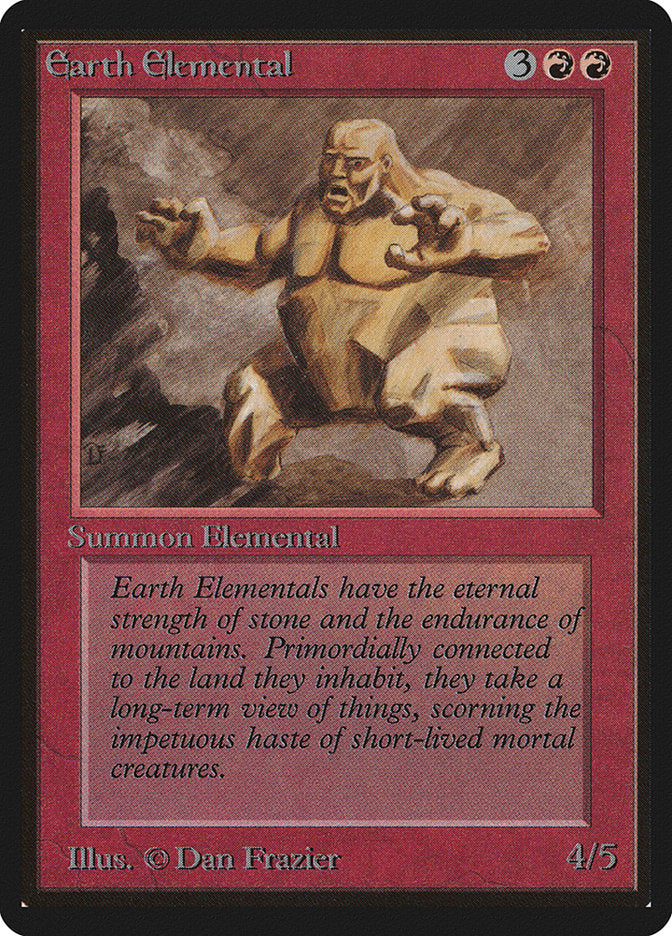 Earth Elemental [Beta Edition] | Card Merchant Takapuna