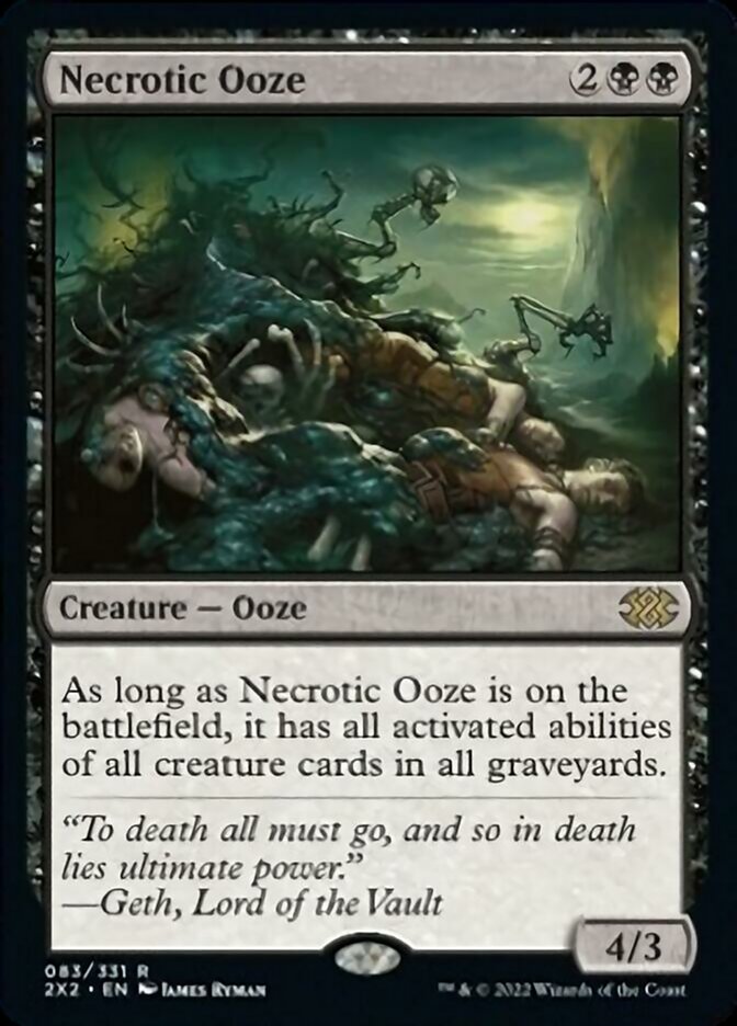 Necrotic Ooze [Double Masters 2022] | Card Merchant Takapuna