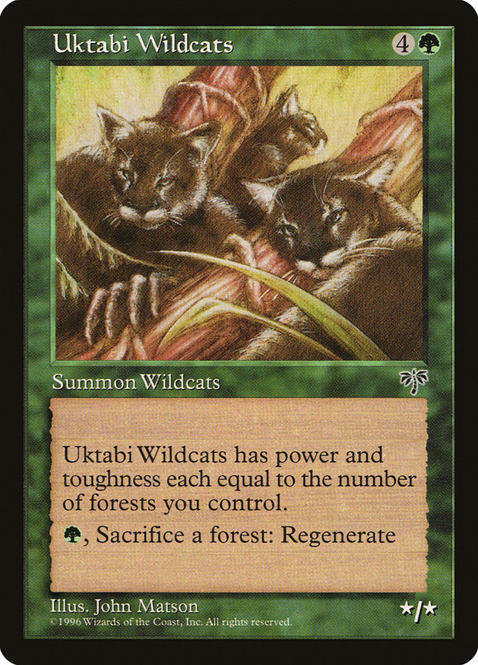 Uktabi Wildcats [Mirage] | Card Merchant Takapuna