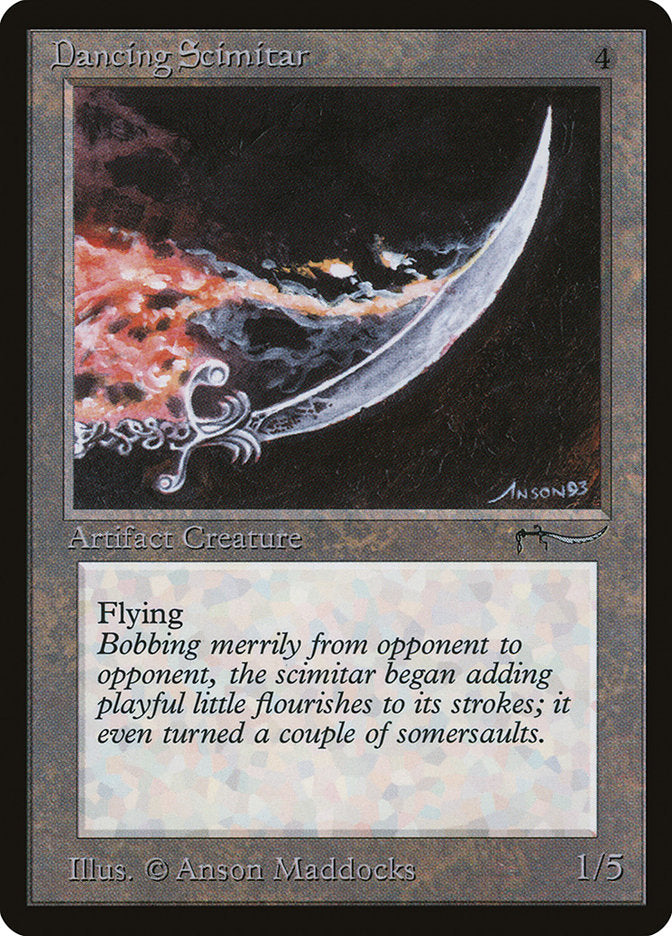 Dancing Scimitar [Arabian Nights] | Card Merchant Takapuna