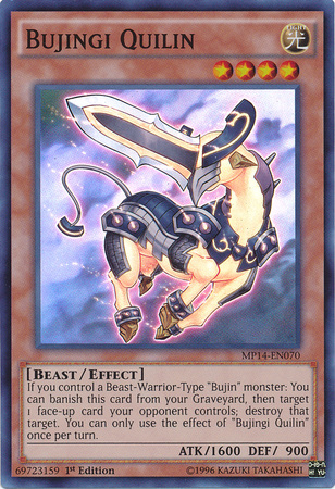 Bujingi Quilin [MP14-EN070] Super Rare | Card Merchant Takapuna