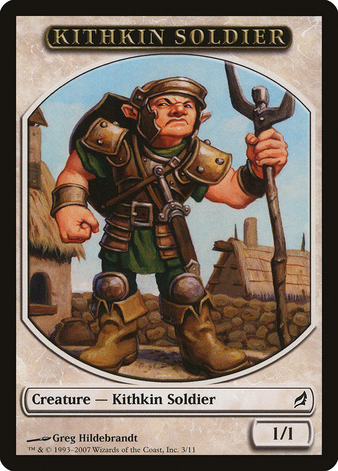 Kithkin Soldier Token [Lorwyn Tokens] | Card Merchant Takapuna