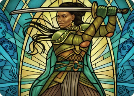 Shanna, Purifying Blade Art Card 2 [Dominaria United Art Series] | Card Merchant Takapuna