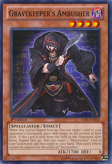 Gravekeeper's Ambusher [LVAL-EN032] Common | Card Merchant Takapuna