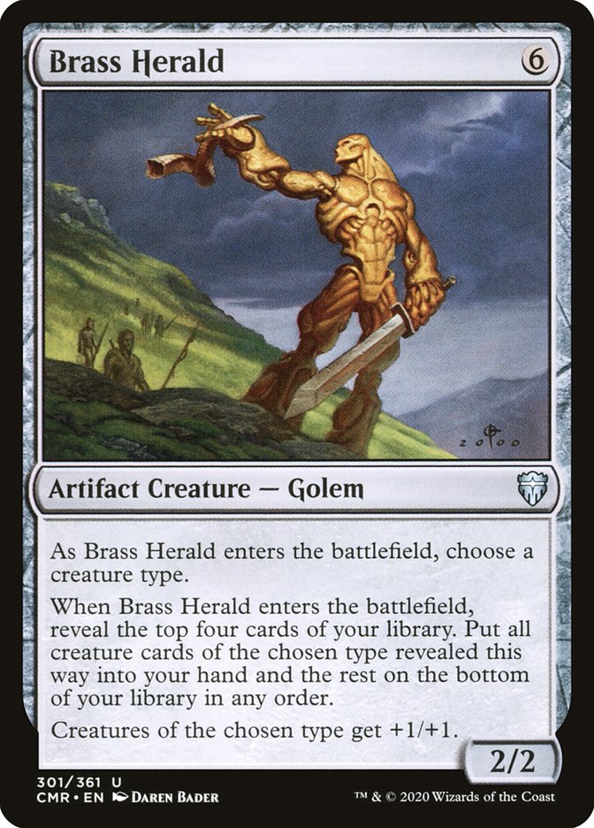 Brass Herald [Commander Legends] | Card Merchant Takapuna