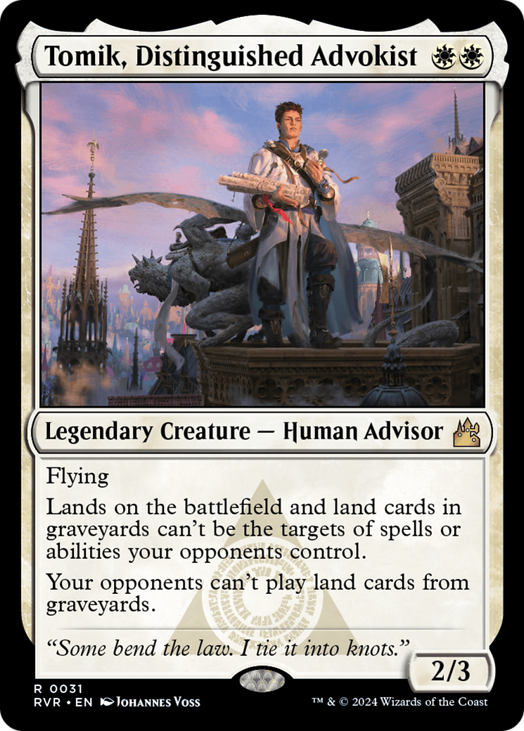 Tomik, Distinguished Advokist [Ravnica Remastered] | Card Merchant Takapuna