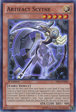 Artifact Scythe [PRIO-EN000] Super Rare | Card Merchant Takapuna