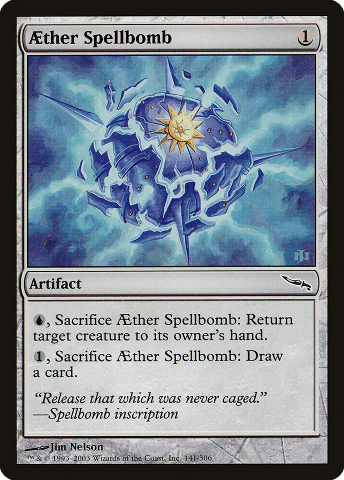 Aether Spellbomb [Mirrodin] | Card Merchant Takapuna