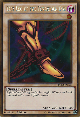 Left Leg of the Forbidden One [PGL2-EN023] Gold Rare | Card Merchant Takapuna