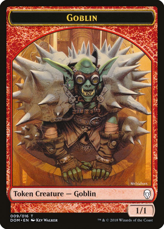 Goblin Token [Dominaria Tokens] | Card Merchant Takapuna