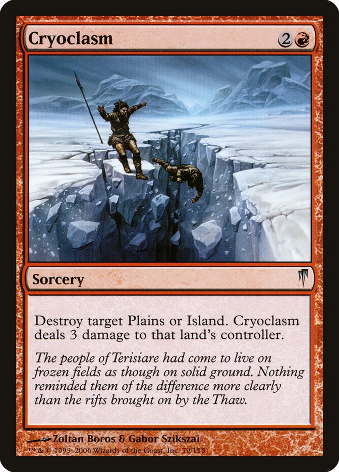 Cryoclasm [Coldsnap] | Card Merchant Takapuna