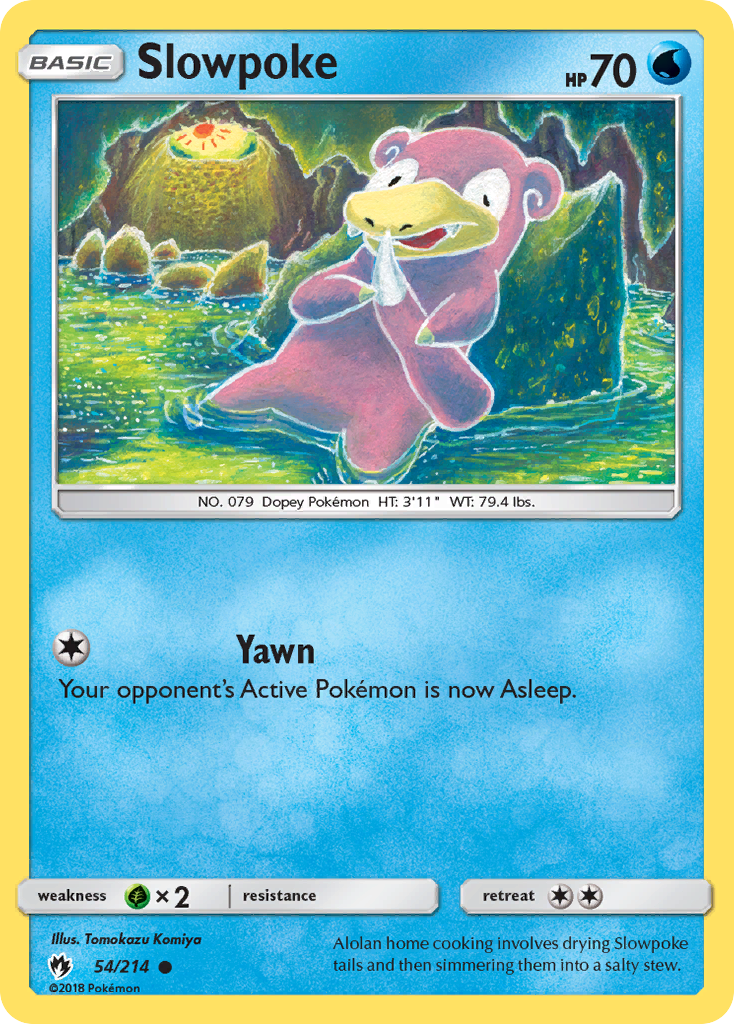 Slowpoke (54/214) [Sun & Moon: Lost Thunder] | Card Merchant Takapuna