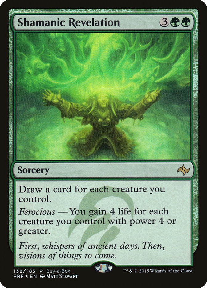 Shamanic Revelation (Buy-A-Box) [Fate Reforged Promos] | Card Merchant Takapuna