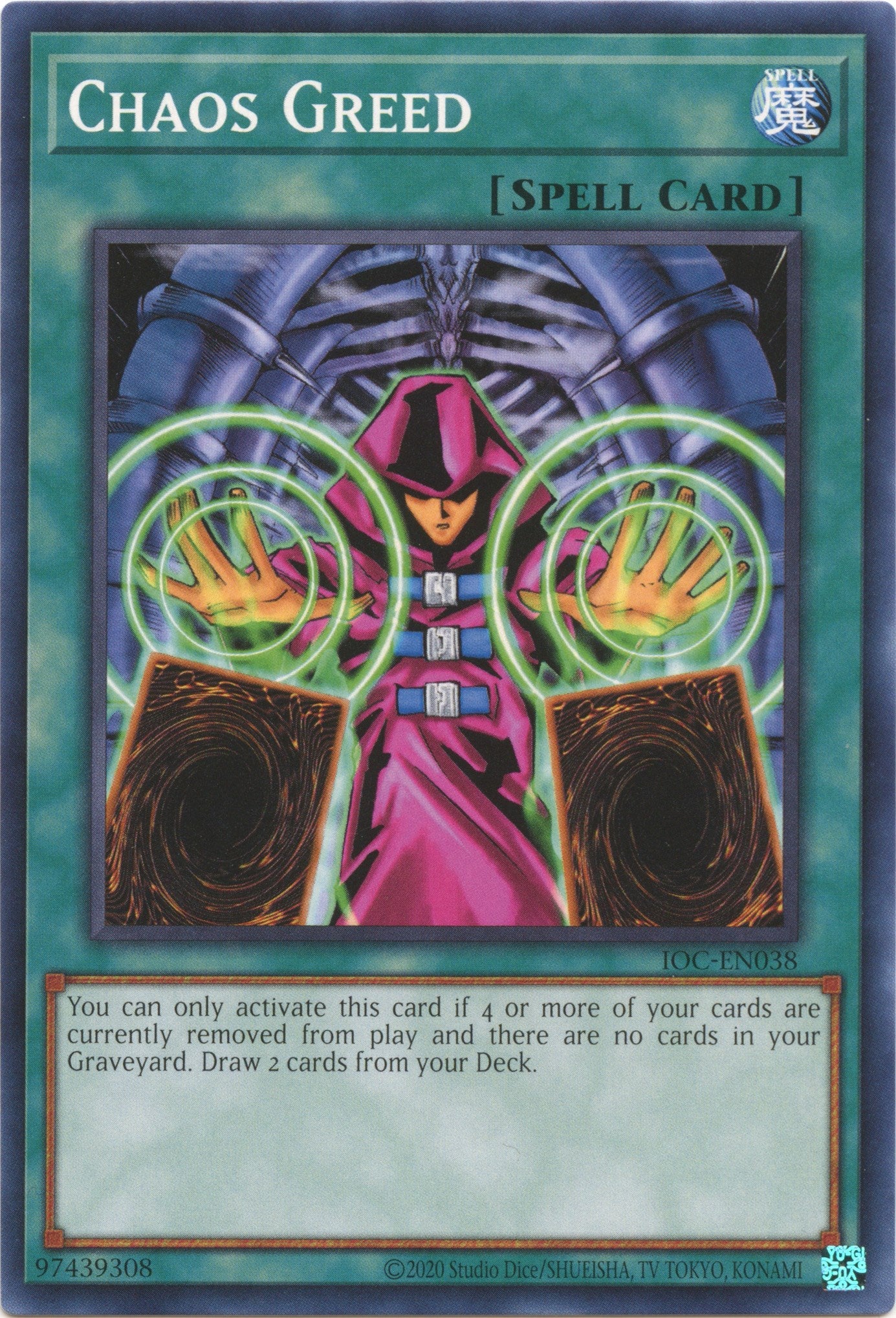 Chaos Greed (25th Anniversary) [IOC-EN038] Common | Card Merchant Takapuna