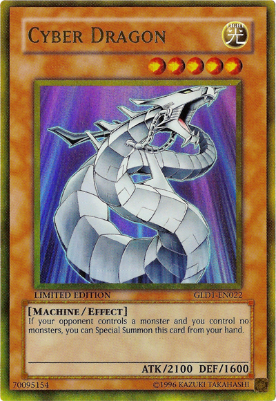 Cyber Dragon [GLD1-EN022] Gold Rare | Card Merchant Takapuna