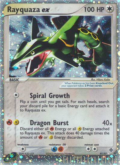 Rayquaza ex (97/97) [EX: Dragon] | Card Merchant Takapuna