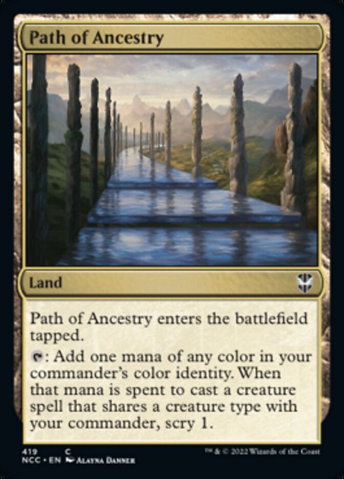 Path of Ancestry [Streets of New Capenna Commander] | Card Merchant Takapuna