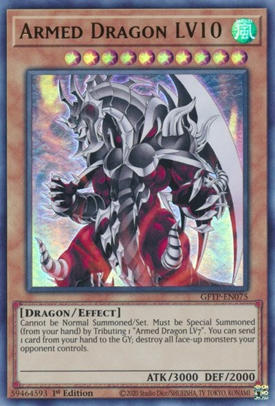 Armed Dragon LV10 [GFTP-EN075] Ultra Rare | Card Merchant Takapuna