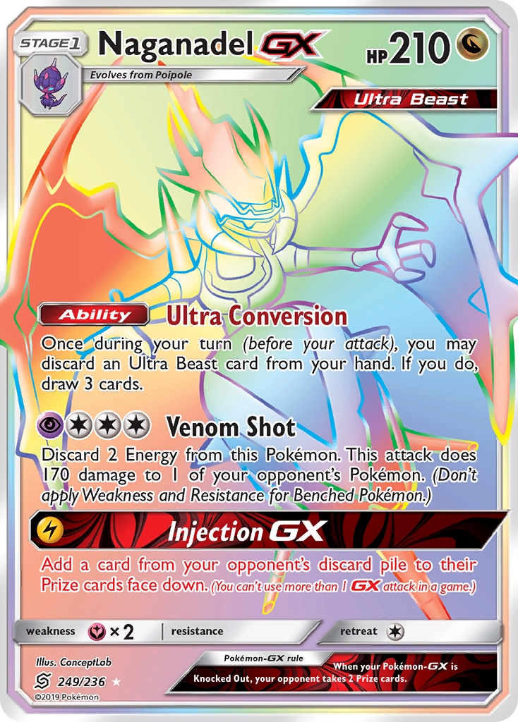 Naganadel GX (249/236) [Sun & Moon: Unified Minds] | Card Merchant Takapuna