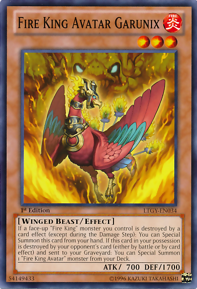 Fire King Avatar Garunix [LTGY-EN034] Common | Card Merchant Takapuna