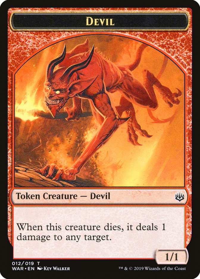 Devil Token [War of the Spark Tokens] | Card Merchant Takapuna