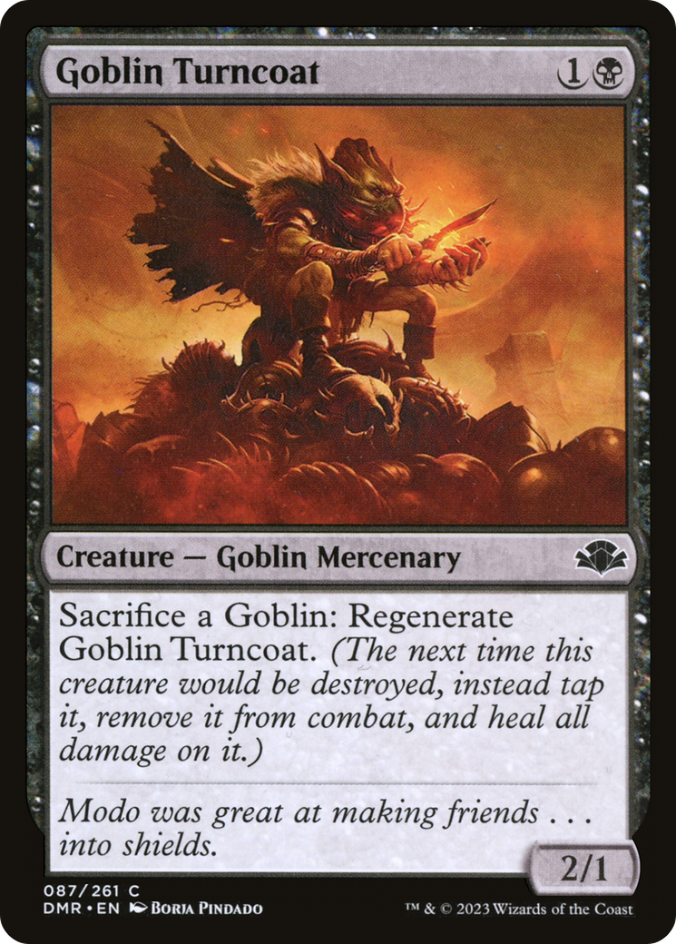 Goblin Turncoat [Dominaria Remastered] | Card Merchant Takapuna