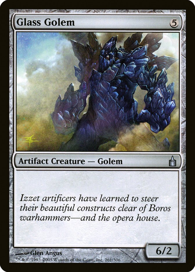 Glass Golem [Ravnica: City of Guilds] | Card Merchant Takapuna