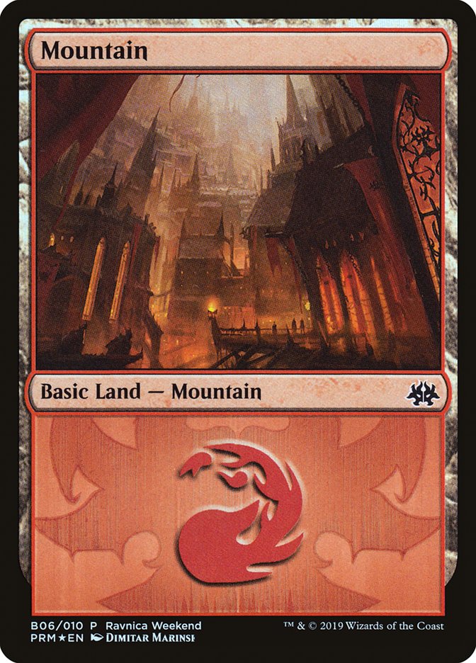 Mountain (B06) [Ravnica Allegiance Guild Kit] | Card Merchant Takapuna