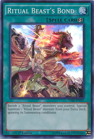 Ritual Beast's Bond [THSF-EN031] Super Rare | Card Merchant Takapuna